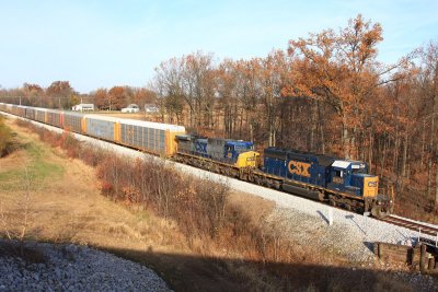 CSX 8835 Q247 Reed KY 12 Nov 2011