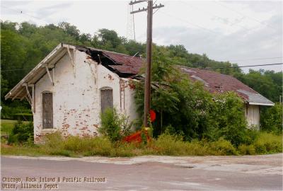 Chicago, Rock Island & Pacific Depot, Utica, Illinois,