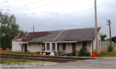 Chicago, Rock Island &  Pacific Depot, Utica, Illinois, Trackside.jpg