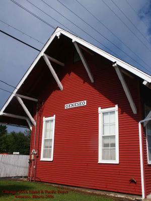 Chicago, Rock Island & Pacific Depot at Geneseo, Illinois