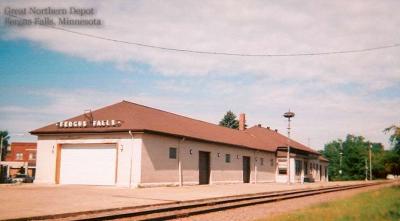 Great Northern Depot at Fergus Falls, MN.