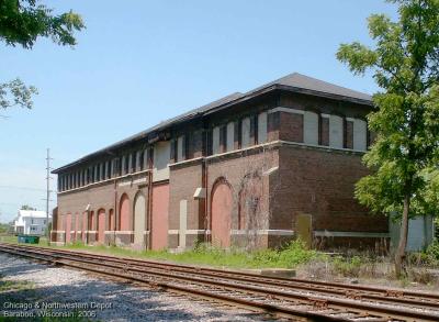 Chicago & North Western Depot at Baraboo, Wisconsin.jpg