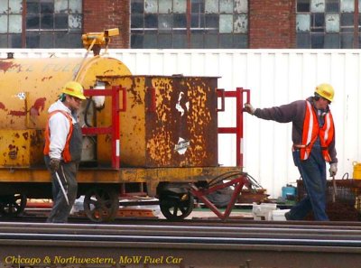 Chicago and North Western, Maintenance of Way Fuel Car.jpg