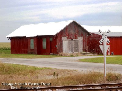 Chicago & North Western Depot at Elva, Illinois.jpg