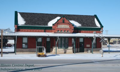 Illinois Central Depot, Independance, Iowa