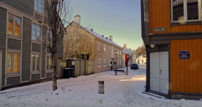 The corner Oscars gate - Øvre Bankegate