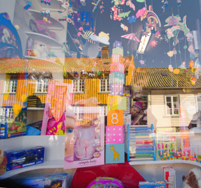 Toy Store window -Old Town Fredrikstad