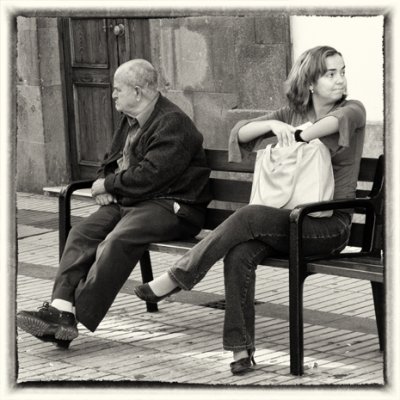 Two on a bench Las Palmas