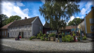 Fredrikstad, Old Town, Norway - Town Square