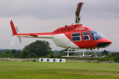 G-INVU at Epsom Heliport