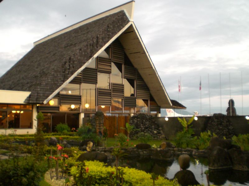 Faaa airport in Papeete, Tahiti