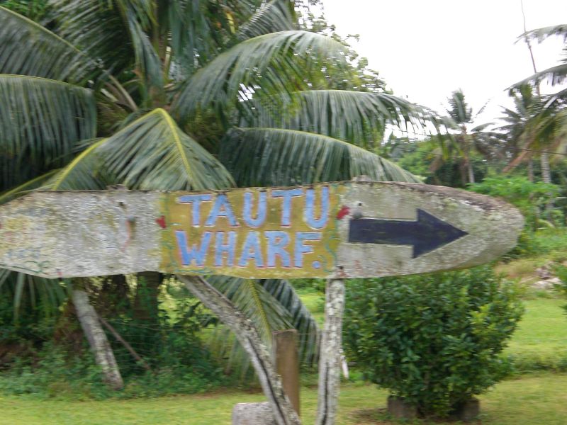Tautu wharf