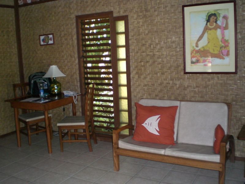 Inside Tupa bungalow