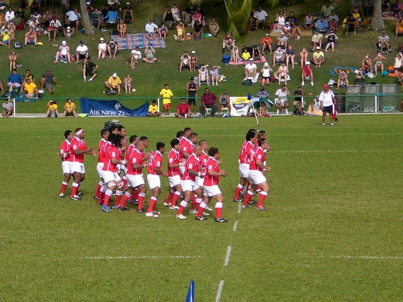 Tongas haka (war dance thingy)