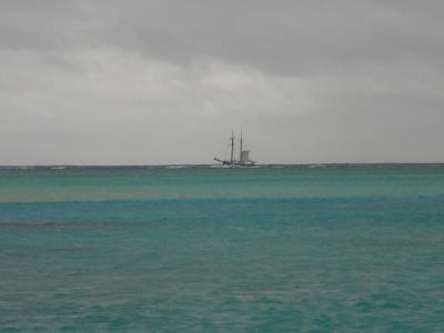Tall ship offshore