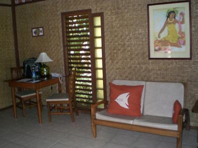 Inside Tupa bungalow