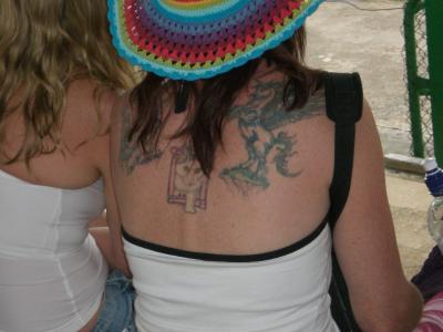 Crazy tattoos...must be from New Zealand