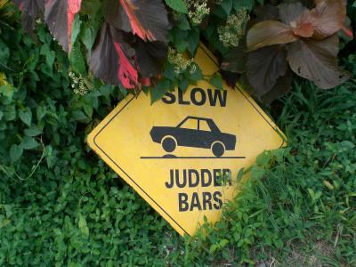 I never found out what a judder bar is
