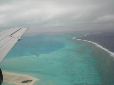 First glimpse of Aitutaki