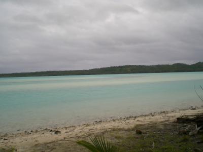 View of the southside of the atoll from Ootu beach