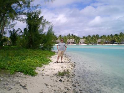 Dan on O'otu beach