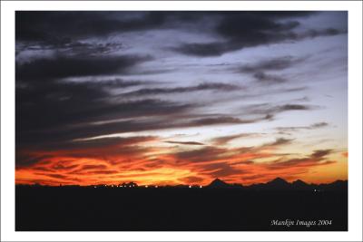 October sunset1, Tucson, AZ