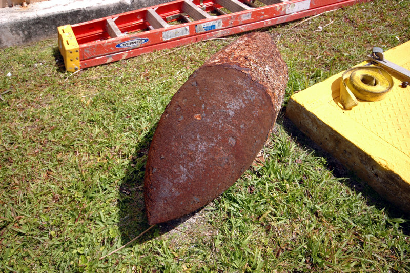 WWII Bomb unearthed