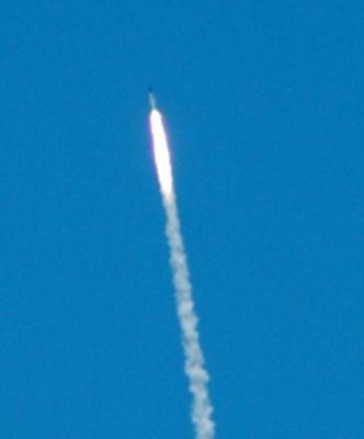 Rocket launch -first stage