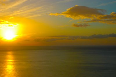 Sunrise in Taormina, Italy