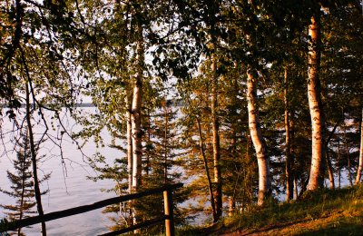 Late afternoon light at Lake Waskesiu