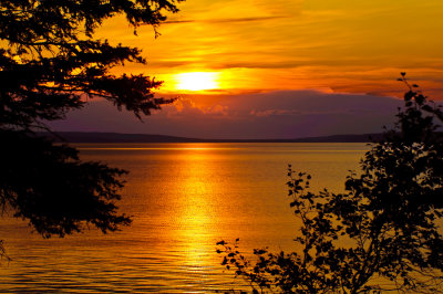 Sunset on Lake Waskesiu
