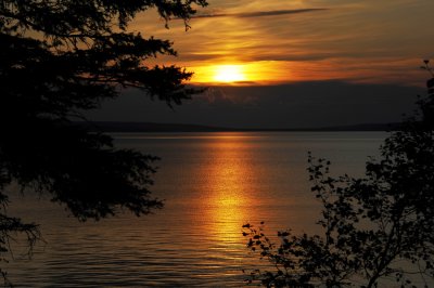 Sunset on Lake Waskesiu