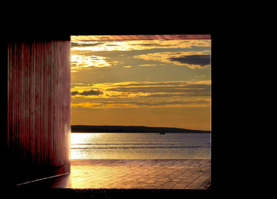 Sunset doorway