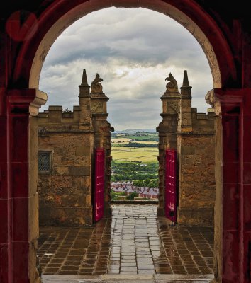 Arch and Red Doors - Derbyshire U.K.