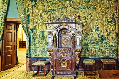 Tapestry and Chest