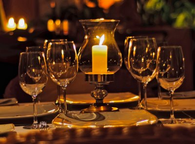 Candlelight and Glass