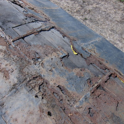 Damage to SP 1010 Roof