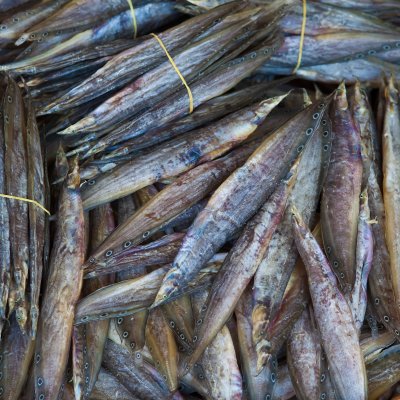 dried fish in a bundle