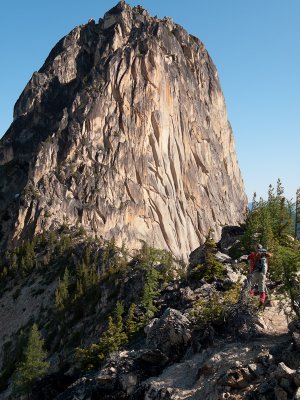 Approaching South Early Winter Spire