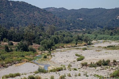San Juan Creek flows to the south