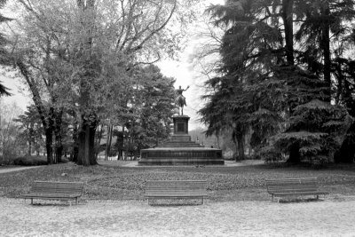 Napoleon III statue in Parco Sempione