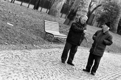Chatting in Parco delle Basiliche