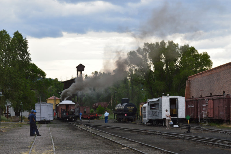 32 488 smokes it up waiting for switch to be thrown