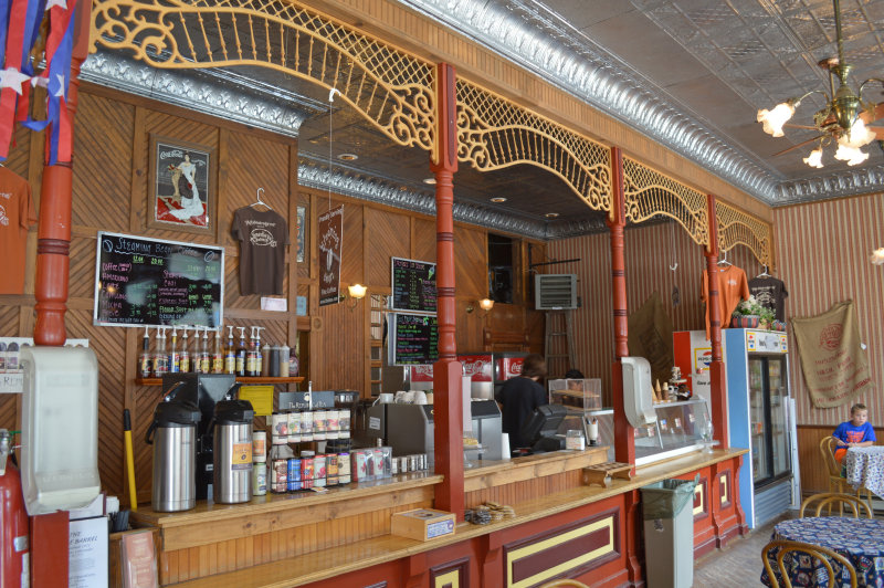 Inside of an ice cream shop Silverton