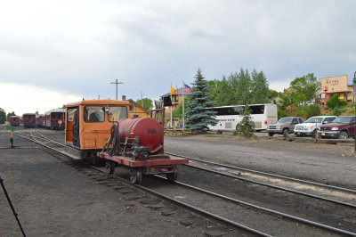 7 Fire patrol speeder and its tank of water