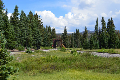 34 Remains of snow shed at Cumbres