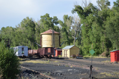 49 Chamas twin spout water tank is seen over stored equipment