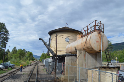 13 Hermosa showing the original D&RGW tank and the current D&SNG tank