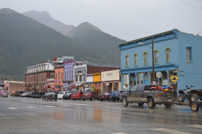 Looking toward the south down Greene St, Silverton, CO