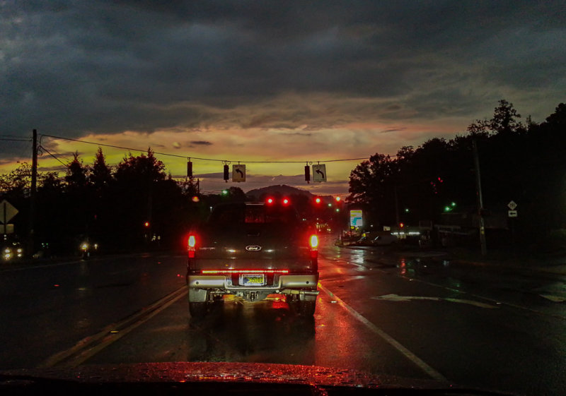Thru the Car Windshield
